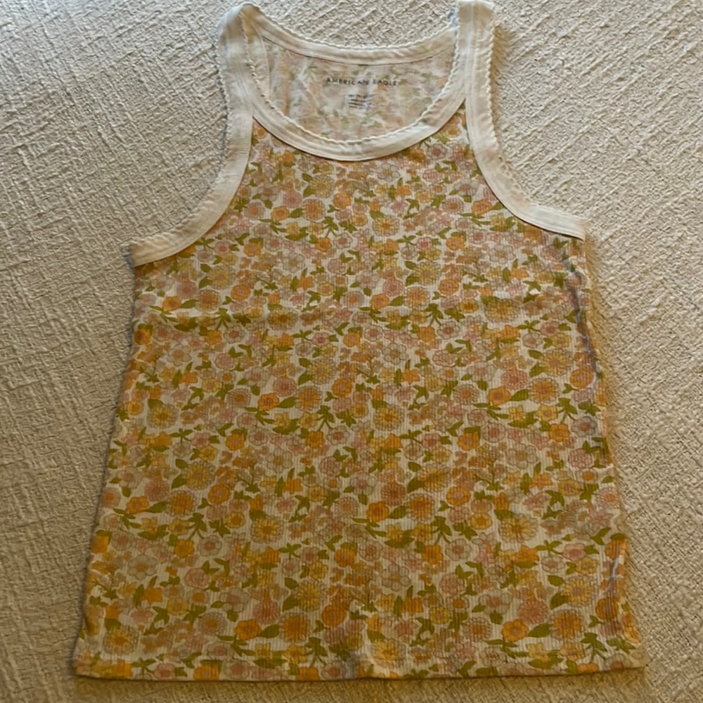 American eagle Floral tank